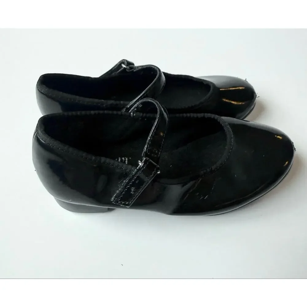 ART Black Patent Leather Tap Shoes Size 9.5